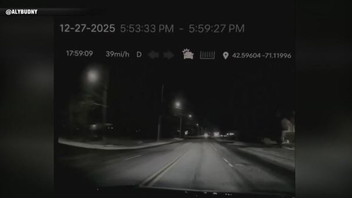 WATCH: Possible meteor streaks across the sky in Andover