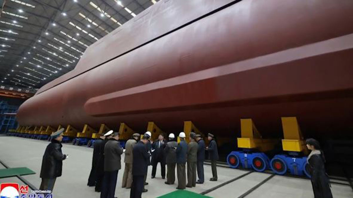 North Korea releases images of what it claims is its first nuclear-powered submarine