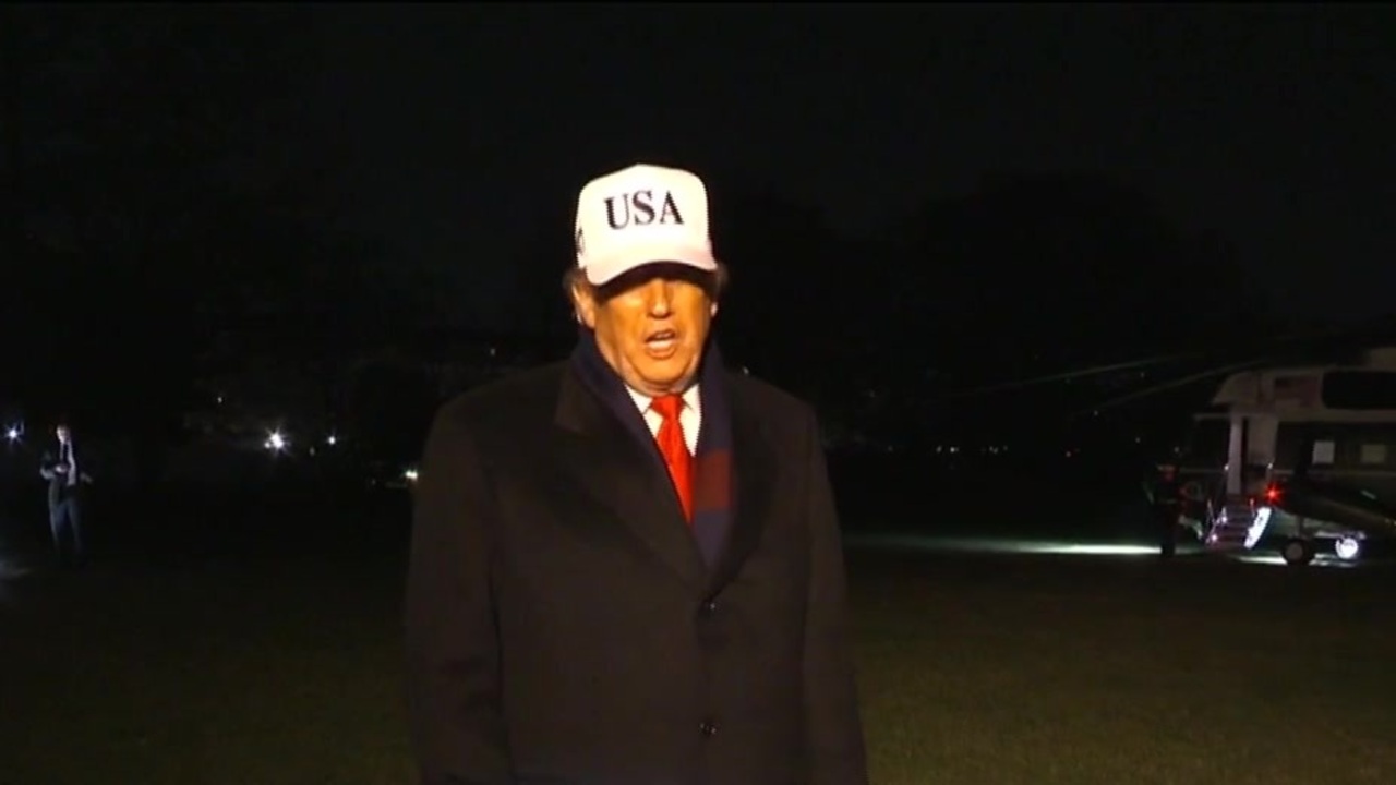 Trump reacts to shooting at Brown University