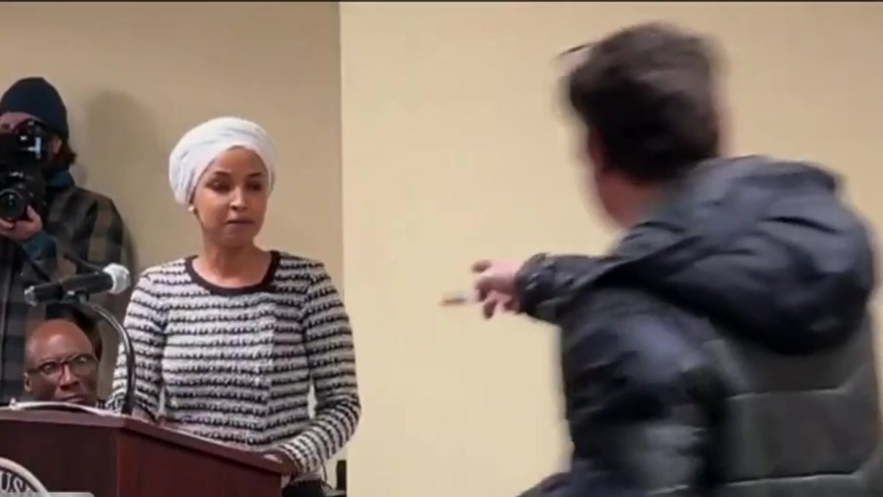 Man who squirted apple cider vinegar on Omar is charged with assaulting and intimidating her