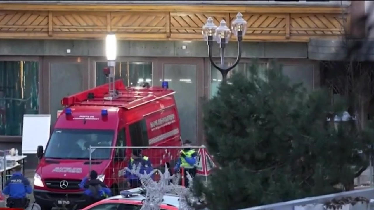 Swiss investigators believe sparkling flares in wine bottles sparked deadly fire