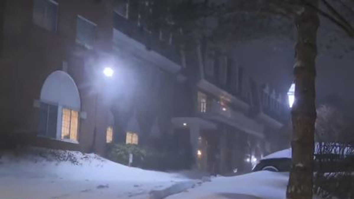 2 people hospitalized after pop-up tent collapses under snow in Medford