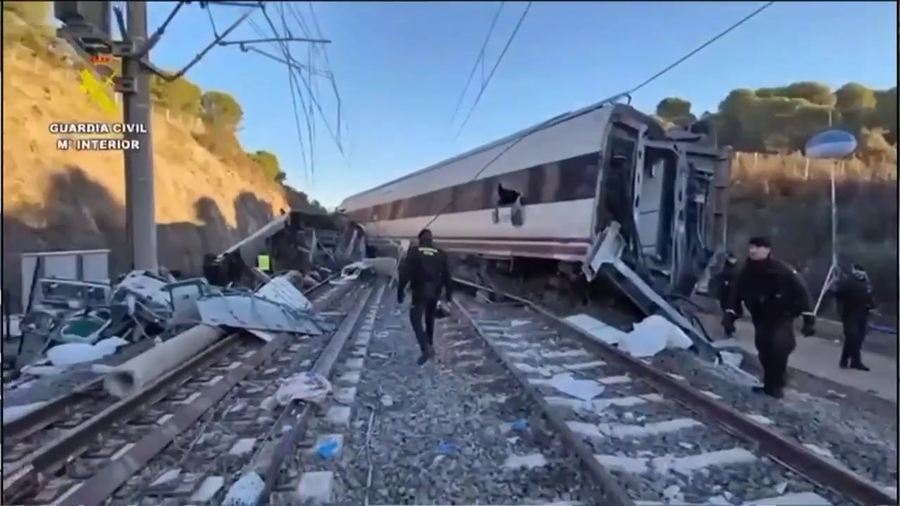 Death toll in Spanish train collision rises to 40 as authorities fear more bodies could be found