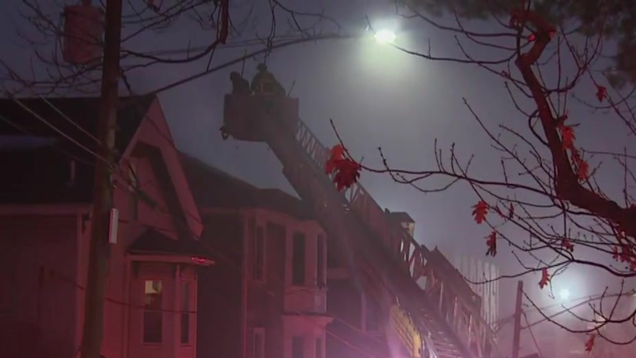 4 firefighters, 1 child transported to hospital from fire in Jamaica Plain