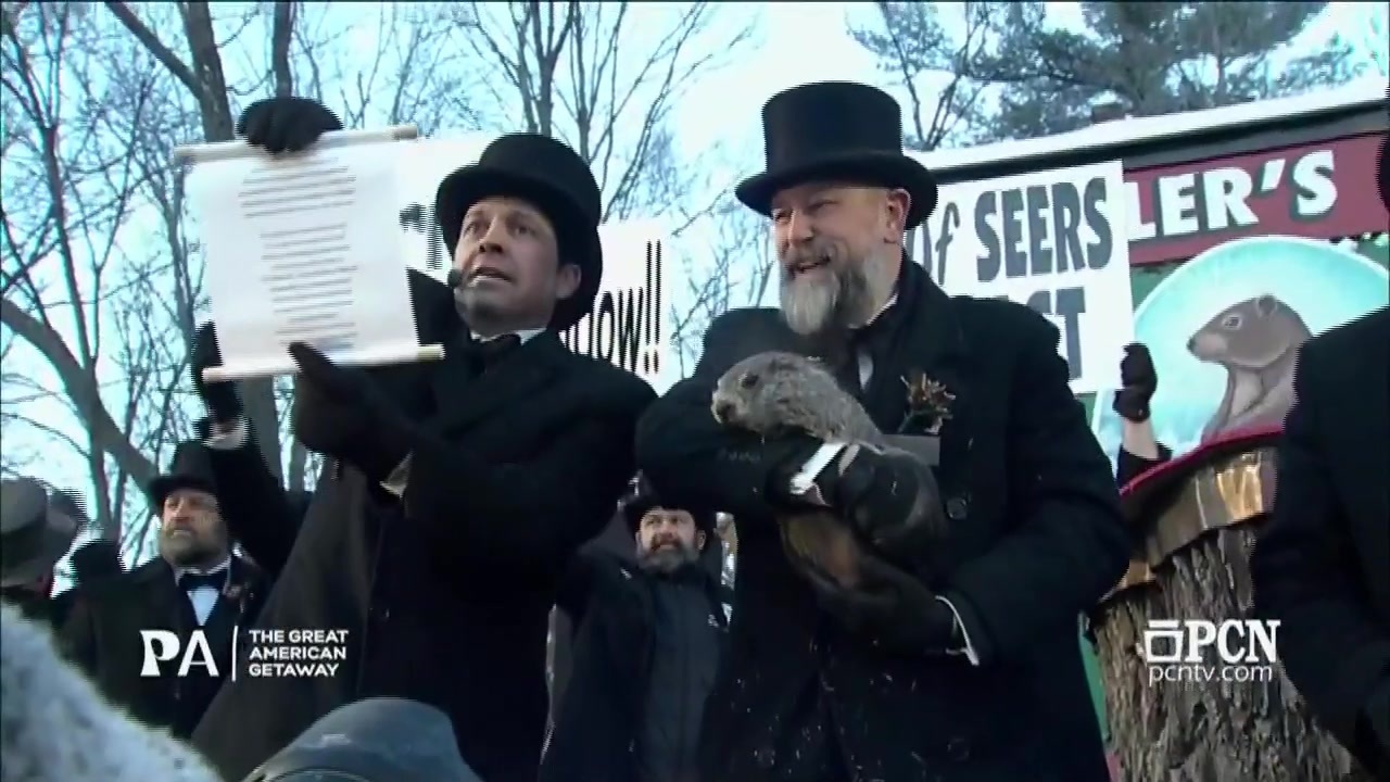 Punxsutawney Phil sees his shadow, predicts 6 more weeks of winter weather