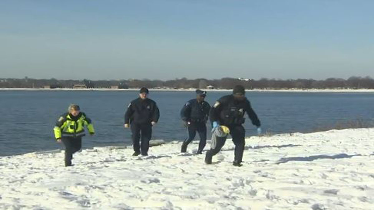 Person pulled from water in South Boston