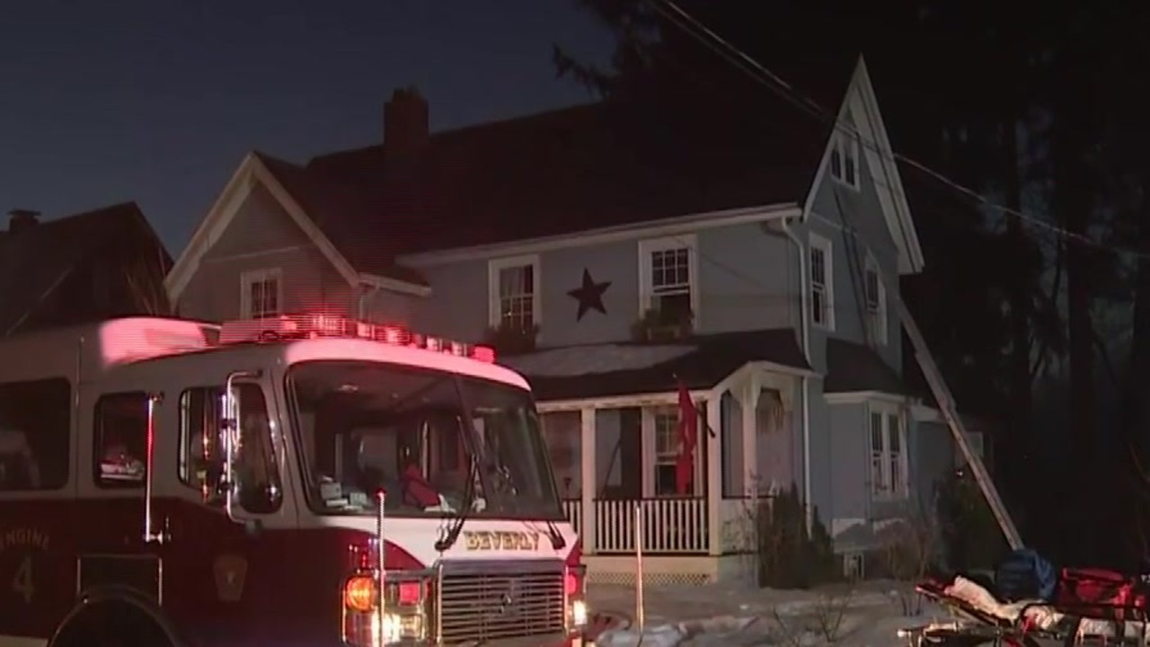 Resident transported to hospital after attempting to put out Beverly house fire