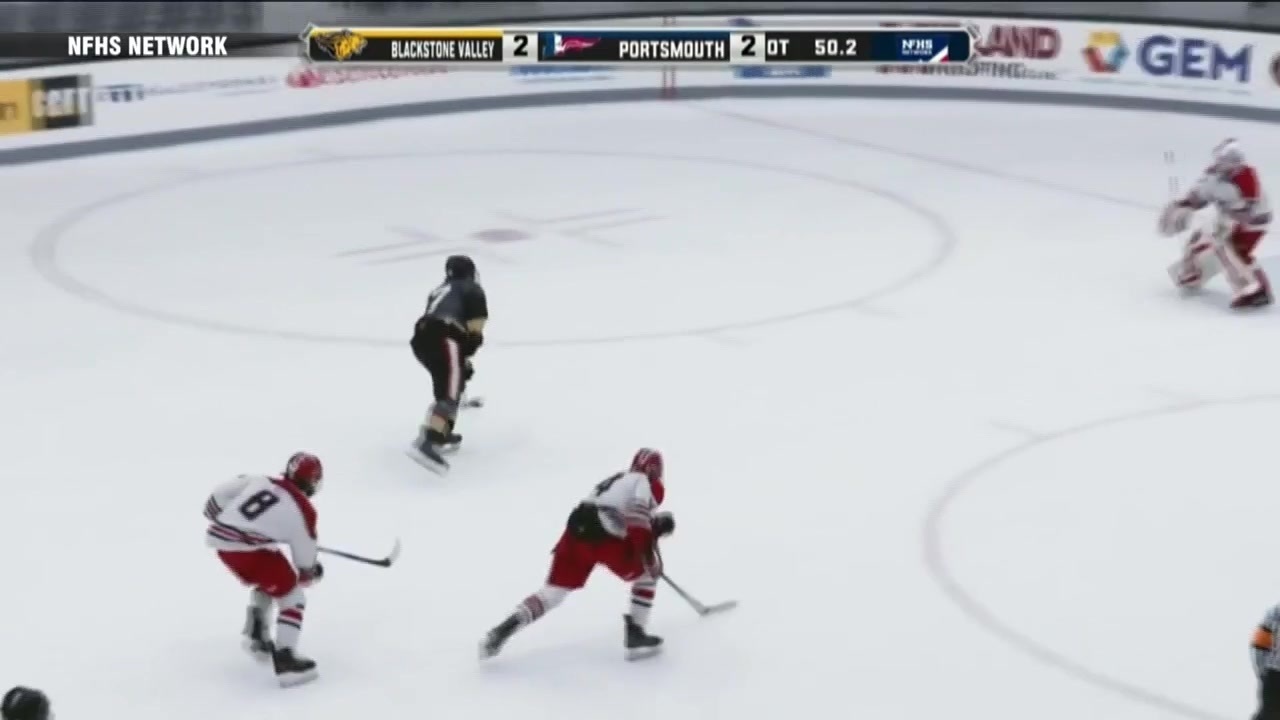 Hockey player who lost family in Rhode Island shooting scores winning goal in double overtime