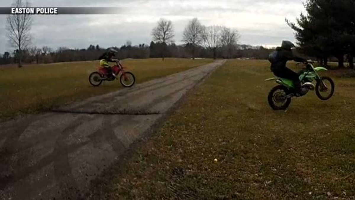 Police searching for dirt bikers who did thousands in damage to Easton Country Club