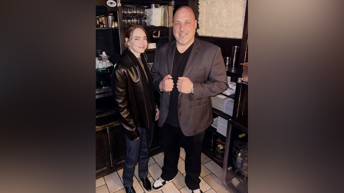 Oscar-winning actress Emma Stone visits Arya Trattoria in Boston’s North End