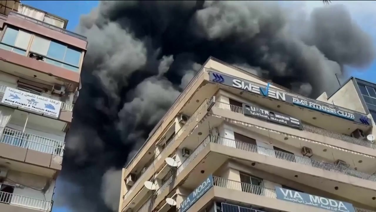 Israel strikes central Beirut without warning after saying Iran ceasefire doesn’t apply there