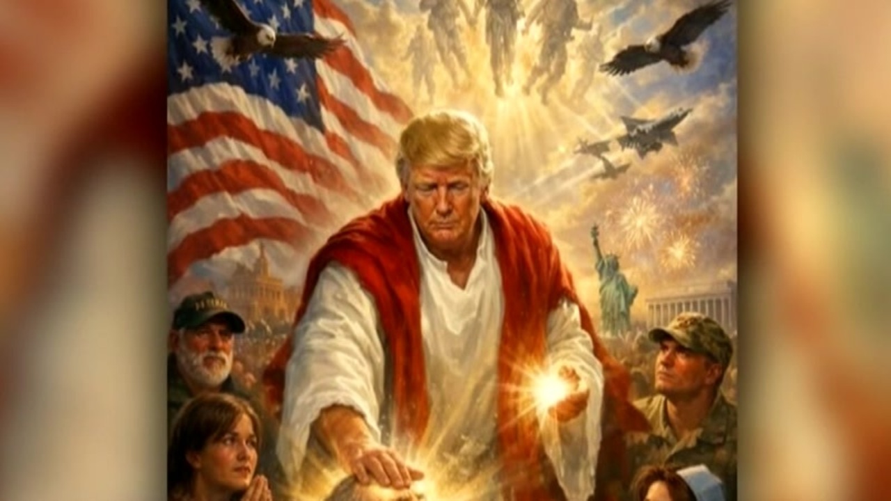 Trump attempts to bully Pope Leo, posts photo of himself as Jesus