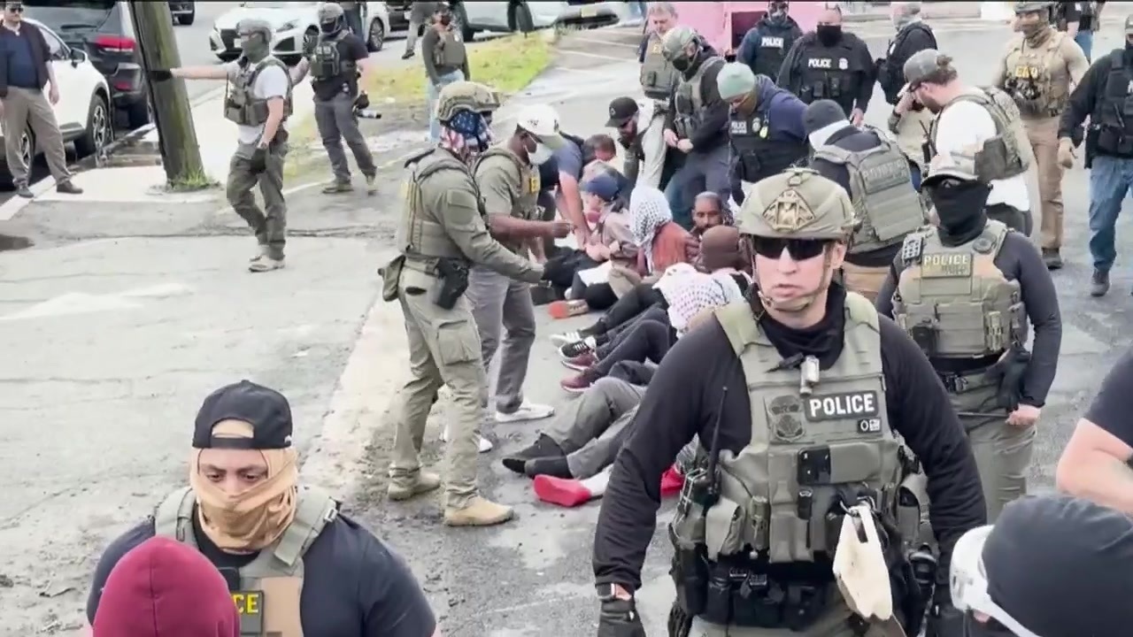A hunger strike at an ICE facility in New Jersey has spurred protests