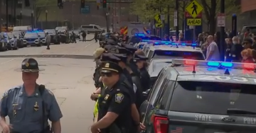 Procession held for fallen trooper killed in Lynnfield wrong-way crash