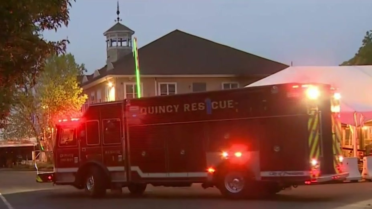 Kayaker pulled from the water in Quincy