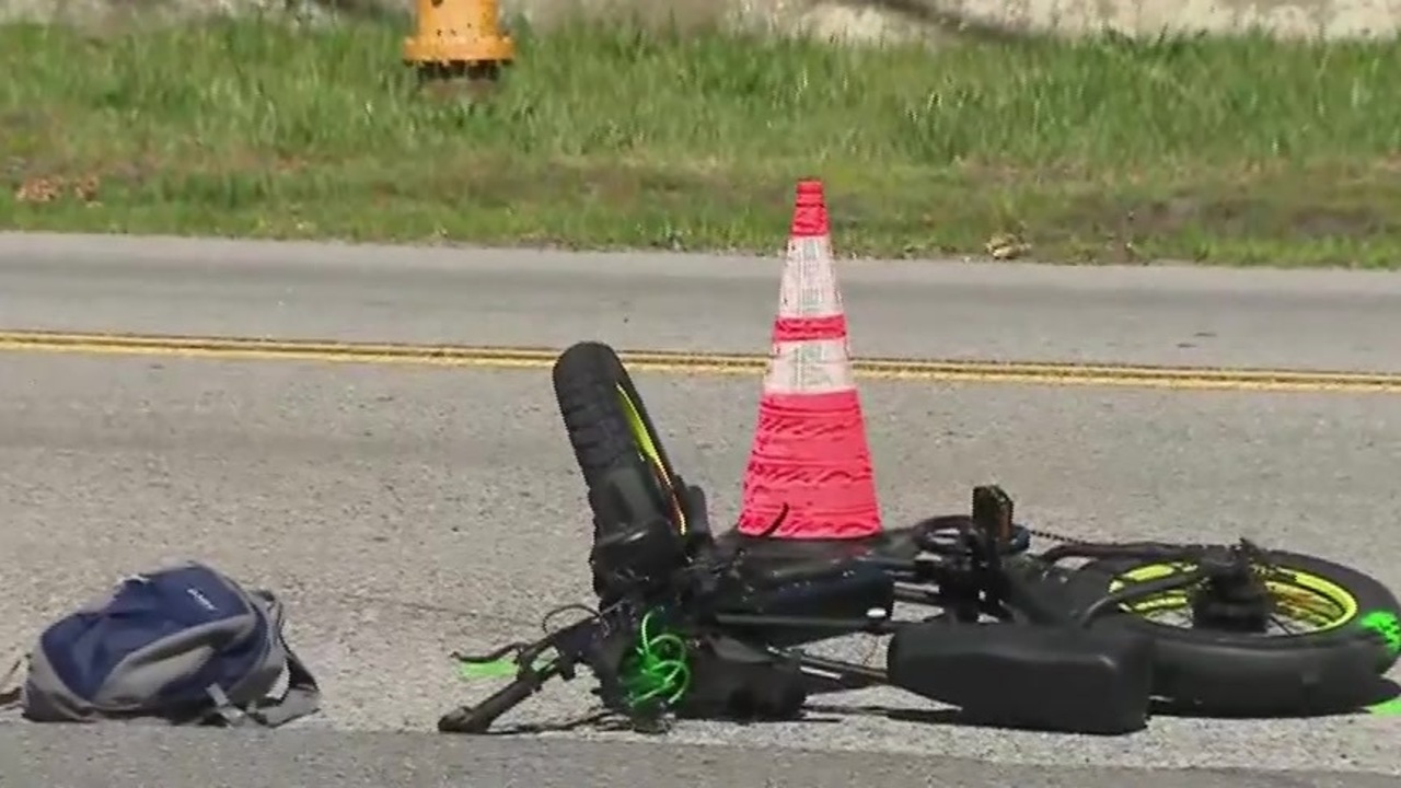 Car and e-bike collide in Haverhill