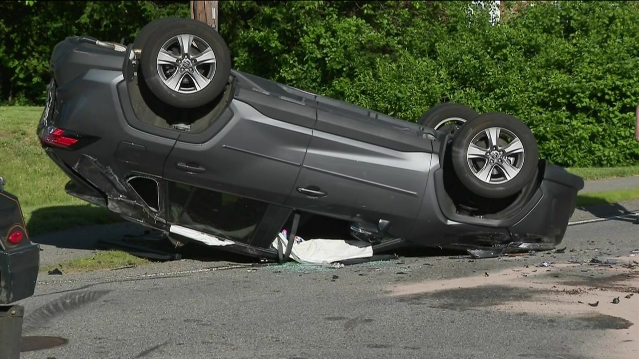 JUST ONE STATION: ‘We’re really lucky to be alive’ -Woman and baby rescued from Dedham car crash