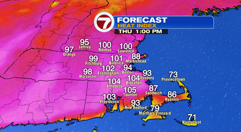 Spot shower Sunday before heat wave this week