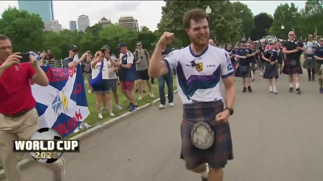 Scottish man completes 3,500 mile walking journey from Los Angeles to Boston for charity – Boston News, Weather, Sports