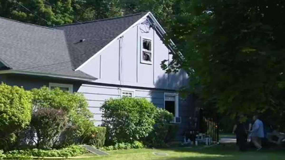 Firefighter treated after battling multi-alarm house fire in North Andover