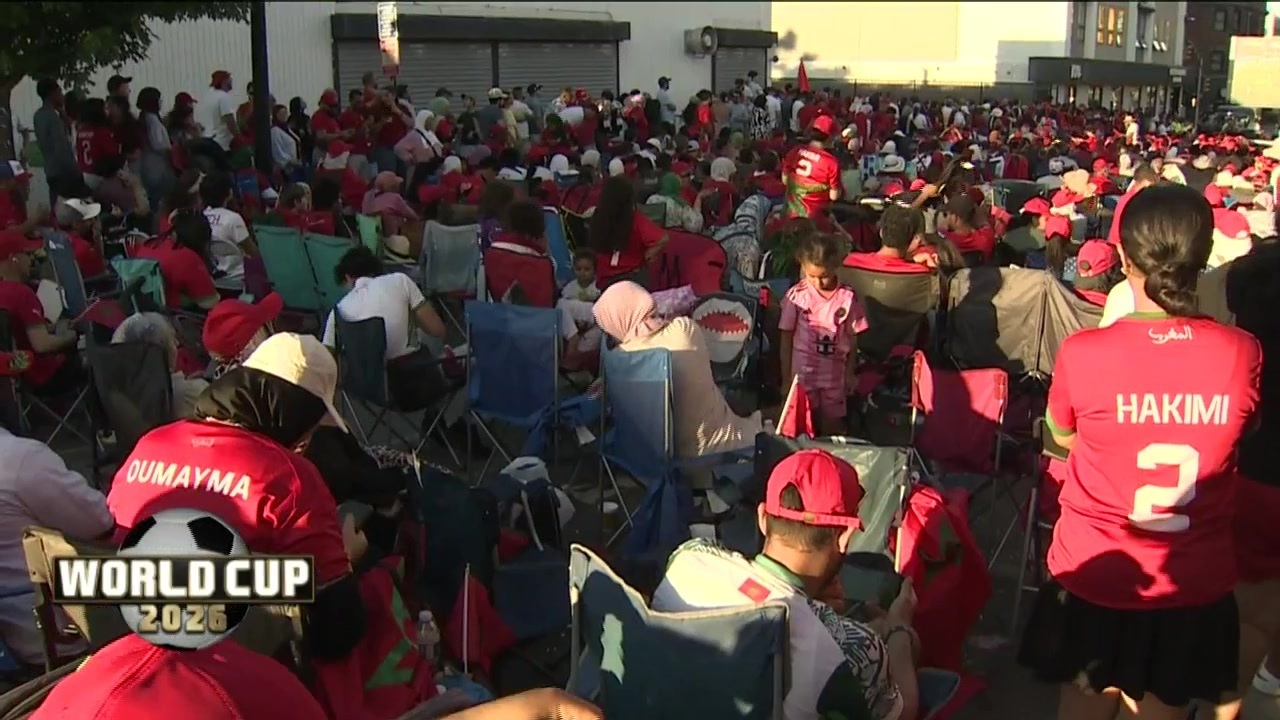 Moroccan fans flock to Revere to celebrate team’s 1-0 win against Scotland