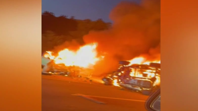 Fiery crash shuts down I-290 East in Northboro, latest in series of wrong-way crashes