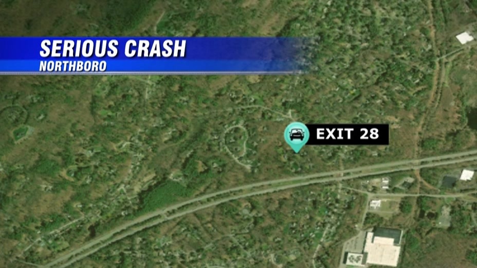 Wrong-way crash shuts down I-290 East in Northboro, at least 1 taken to hospital