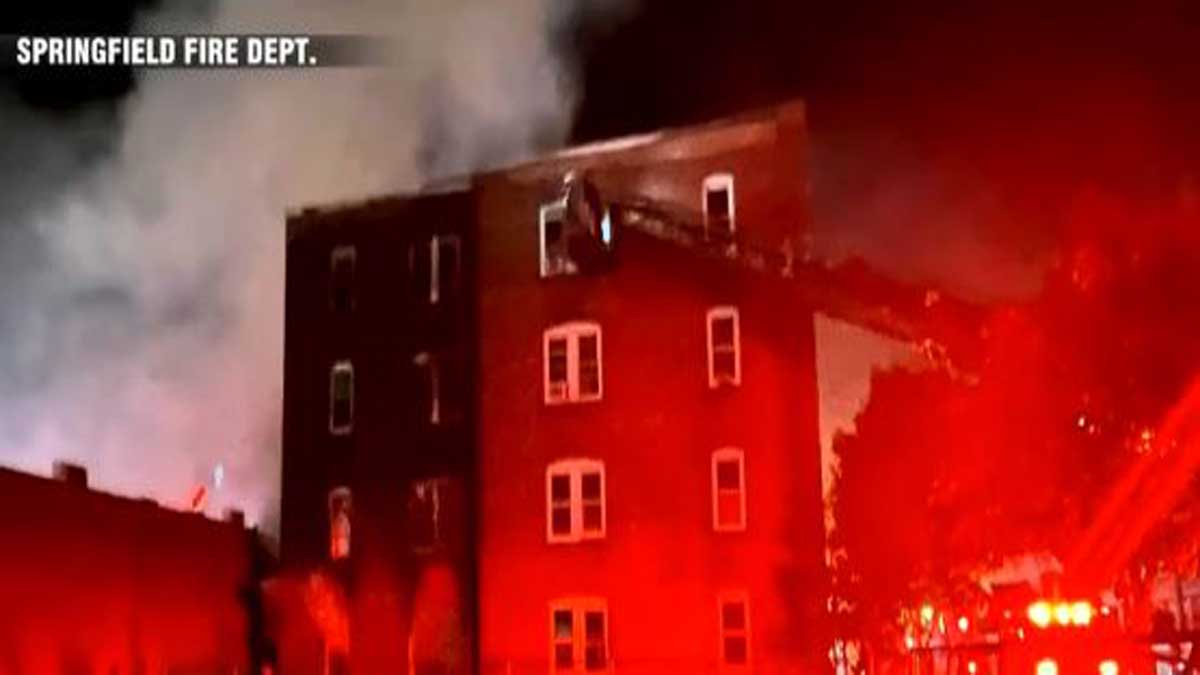 5-alarm blaze in Springfield leaves 16 displaced
