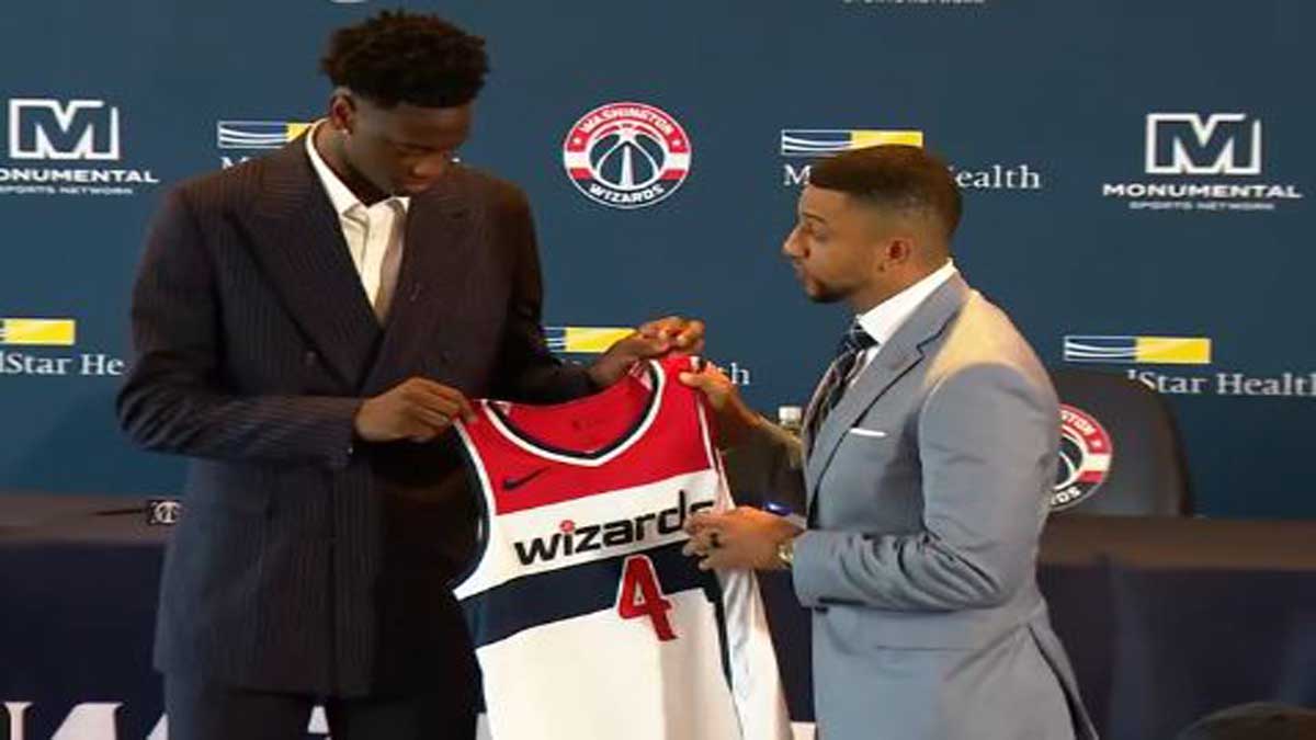 AJ Dybantsa sits down with 7NEWS after becoming NBA’s first No. 1 pick from Mass.