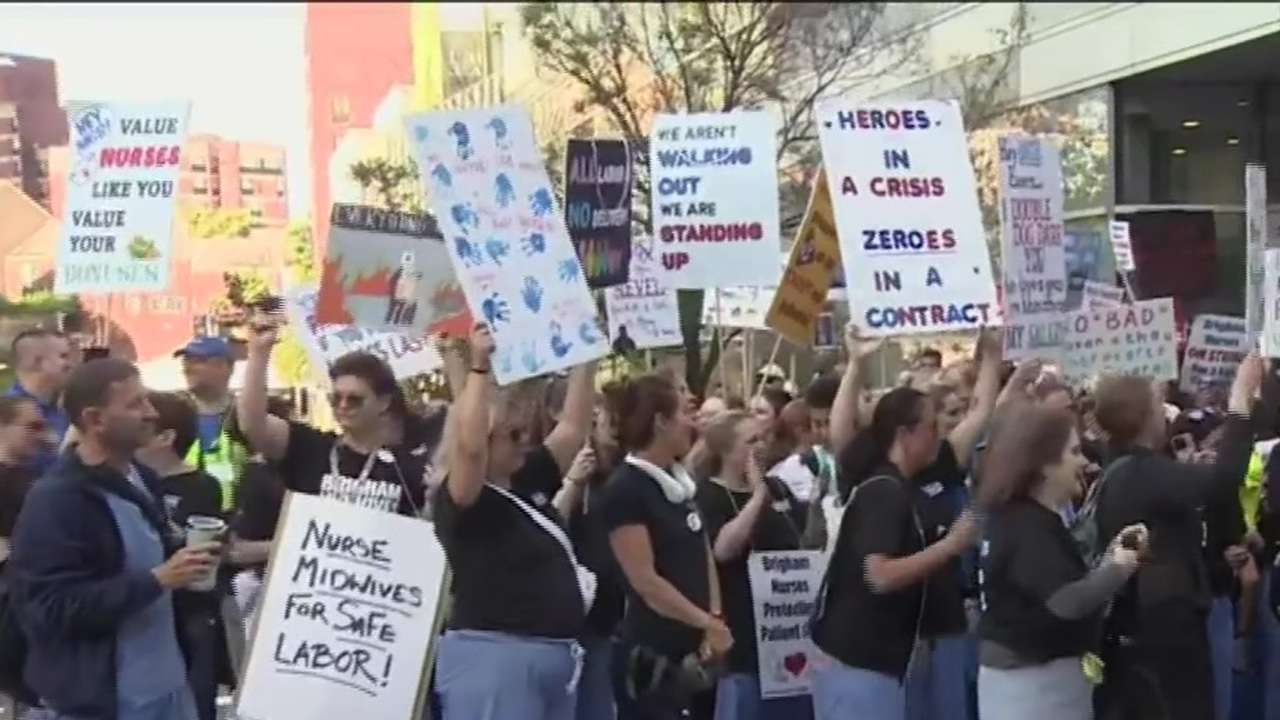45,000 Brigham and Women's Hospital nurses, clinicians join largest healthcare professional strike in state history