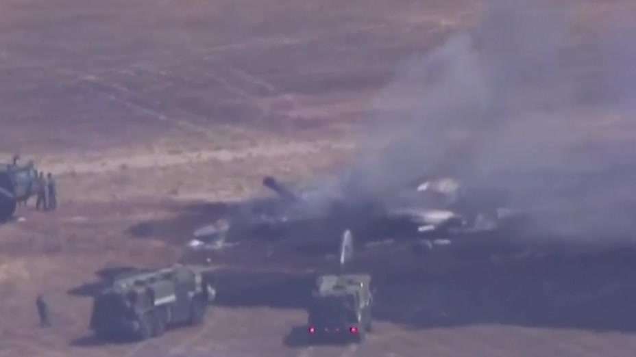 Marine Corps says F-35B stealth fighter crashed in California, pilot ejected