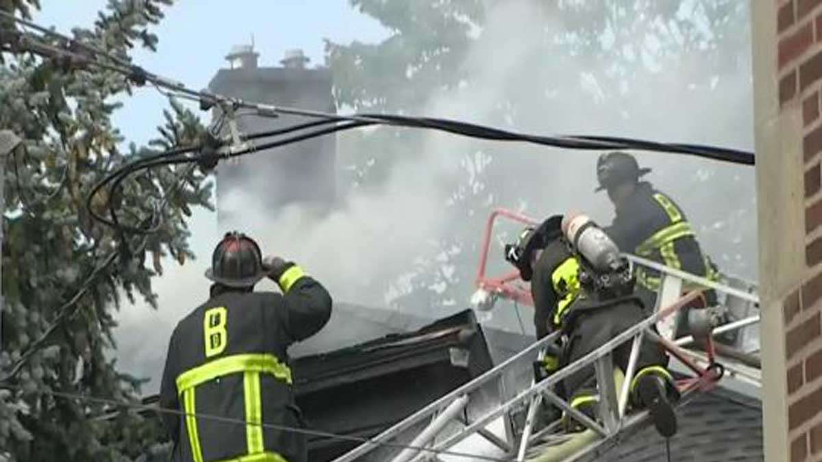 Child hospitalized, 11 displaced after fire causes roof collapse in ...