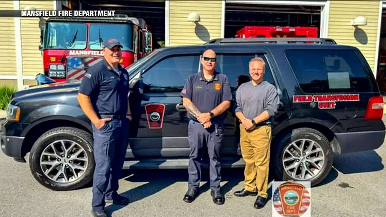 Mansfield Fire Department reveals new blood truck