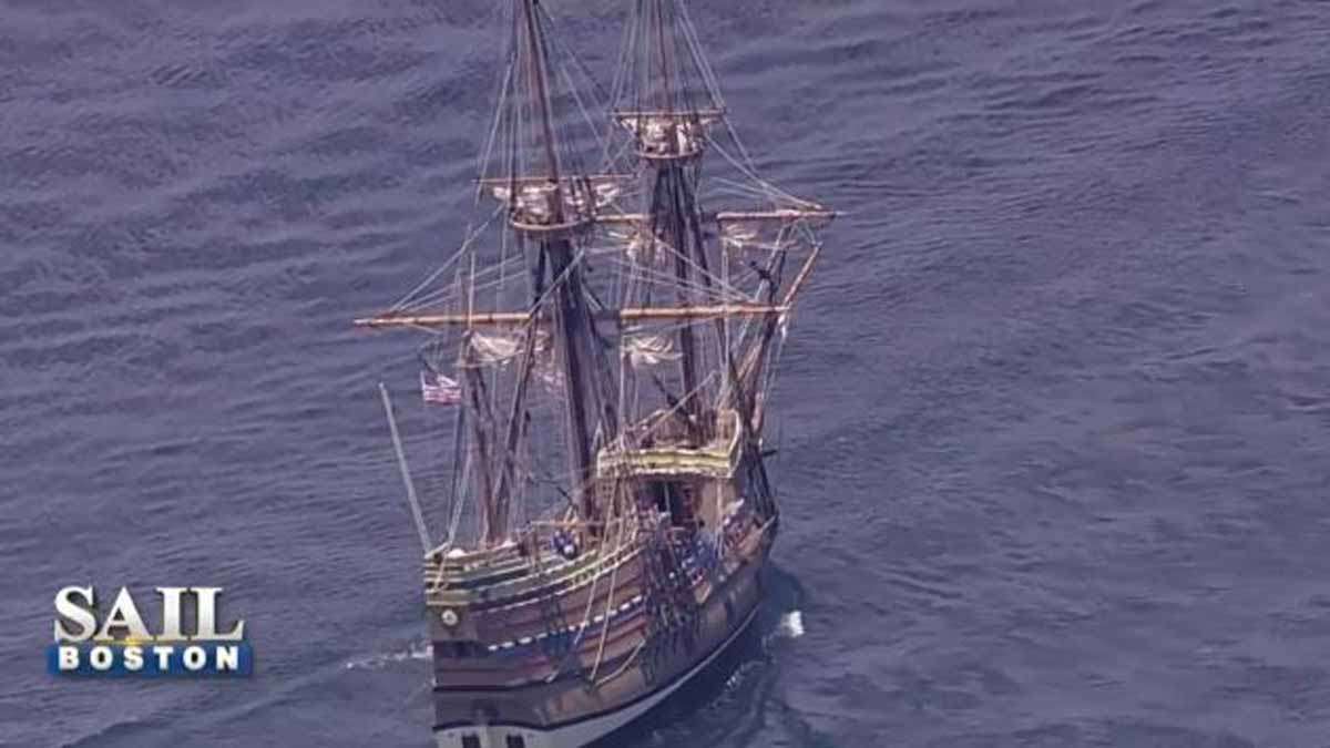 Thousands gather for Sail Boston’s ‘Parade of Sail,’ featuring tall ships from around the world