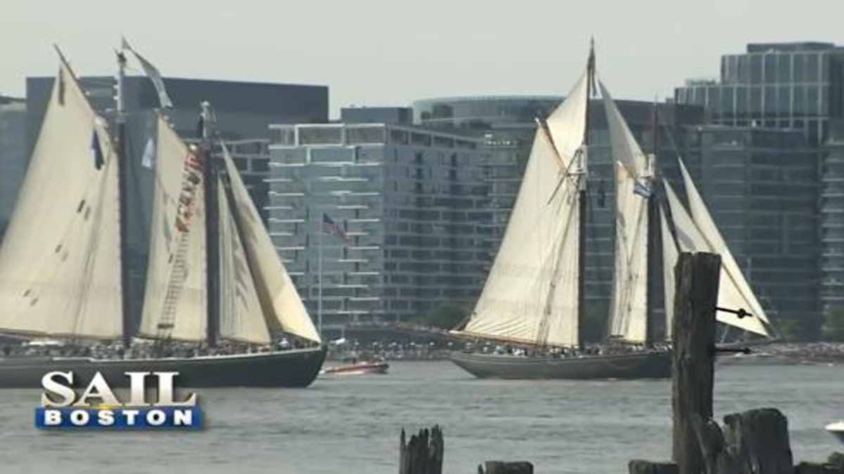 Visitors from across the globe descend on Boston as Sail Boston 250 gets underway
