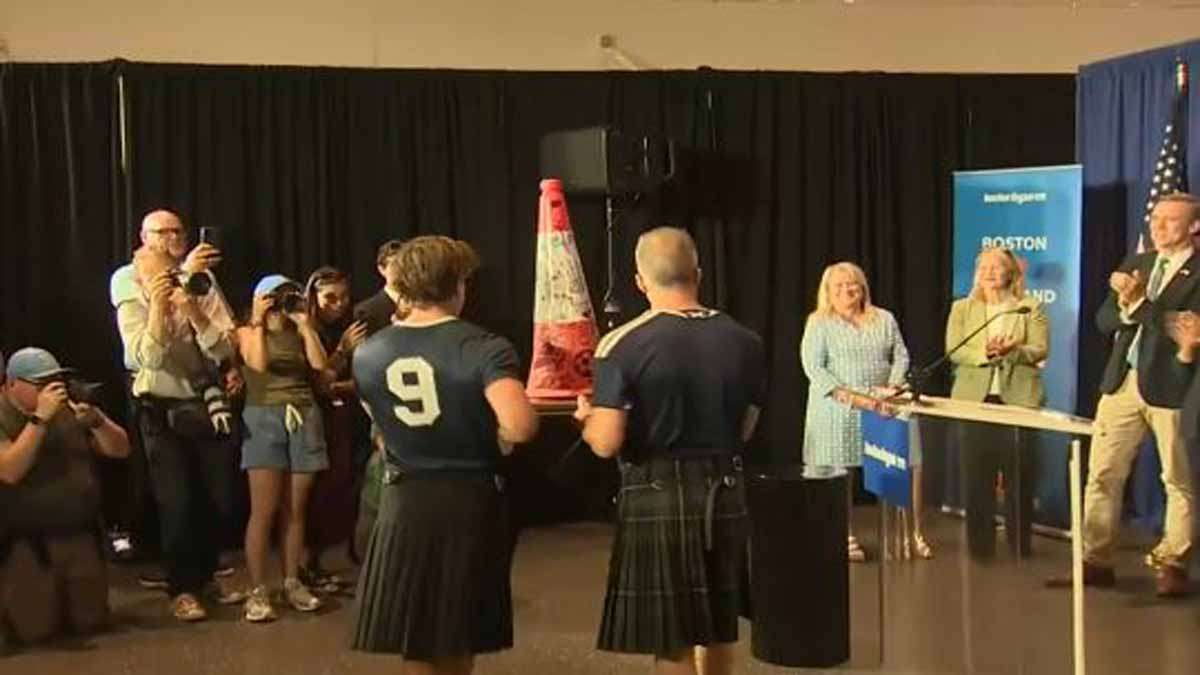 Scottish traffic cone gets dignitary’s welcome in Boston after World Cup friendship
