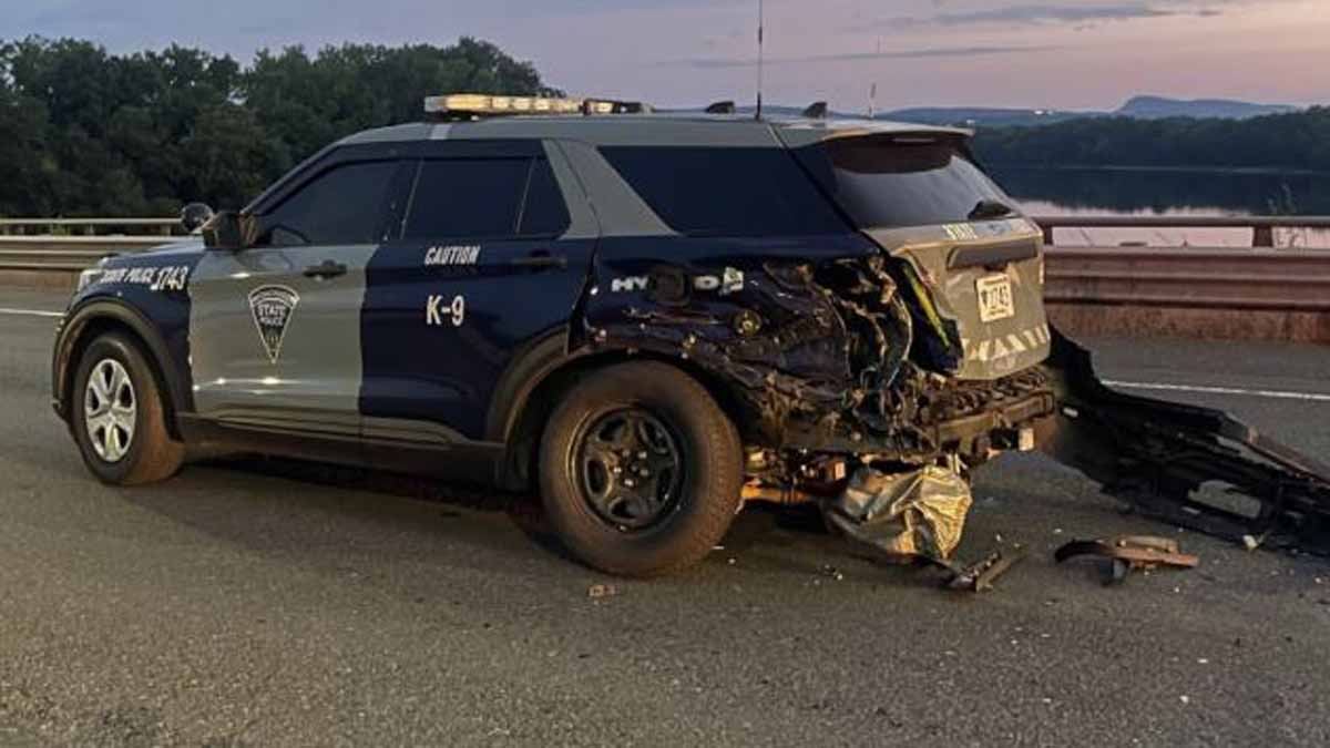 Wrong-way driver facing OUI charge after crash injures trooper in Chicopee