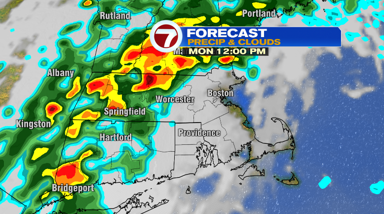 Humid Sunday, soaker Monday