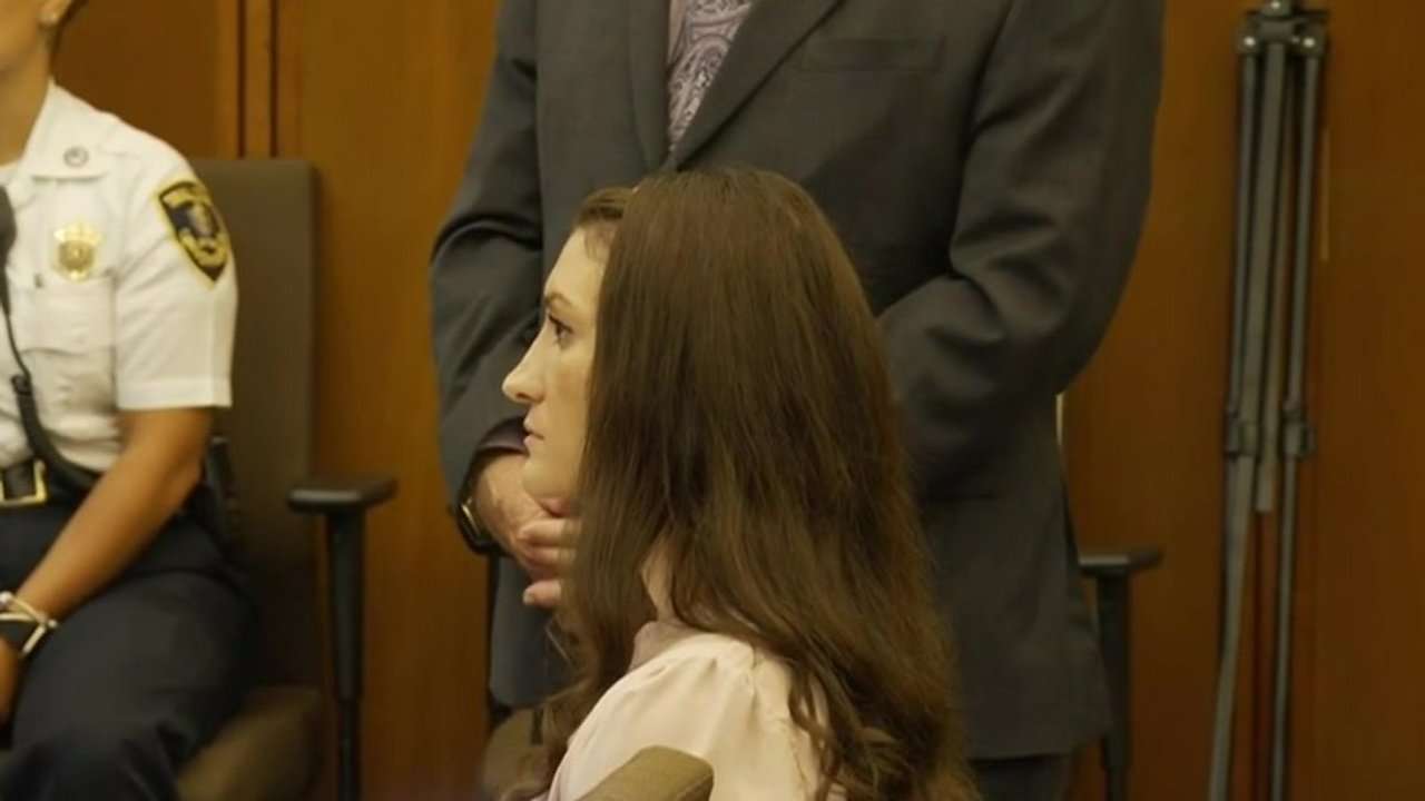Lindsay Clancy addresses judge in murder trial