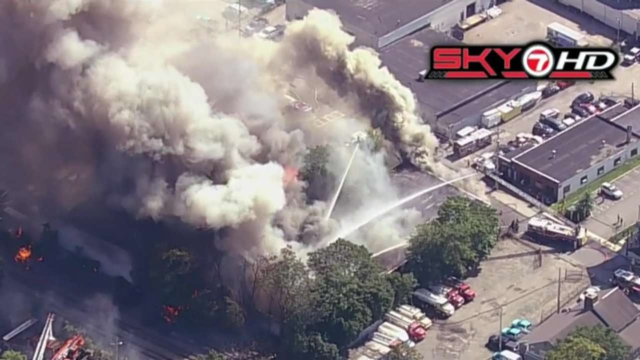 Major fire in Wakefield impacting commuter rail service