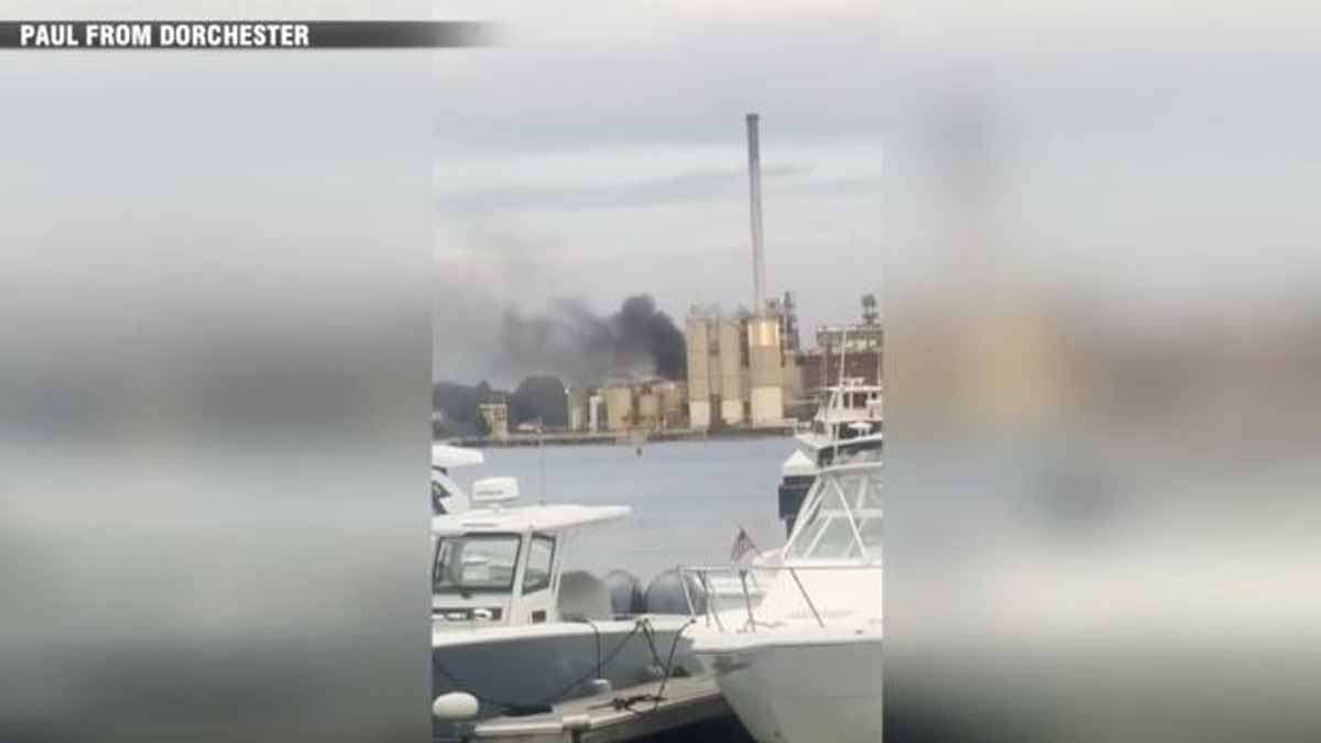 Emergency crews respond to fire at chemical manufacturing facility in Quincy