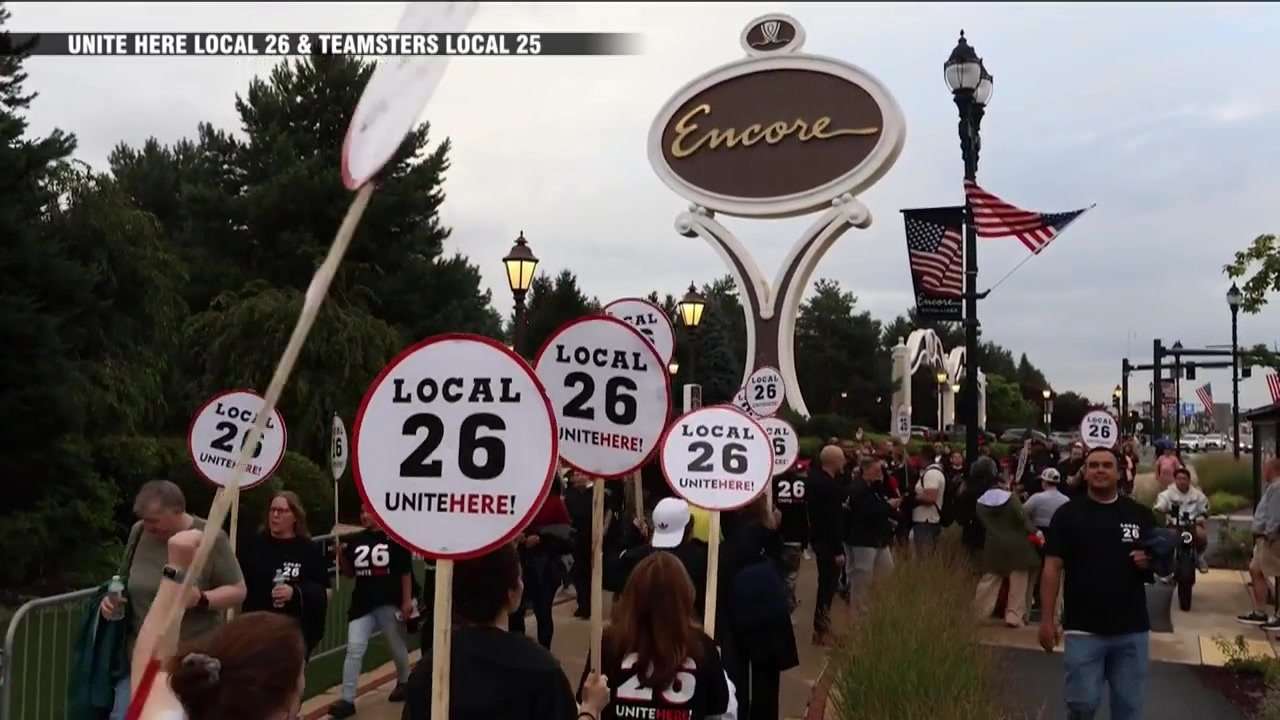 Encore Boston workers set to strike