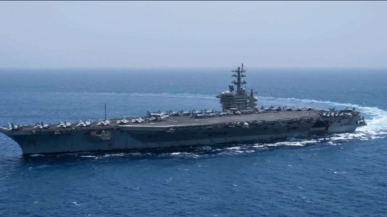 4 sailors injured after aviators eject while landing on US aircraft carrier off Virginia