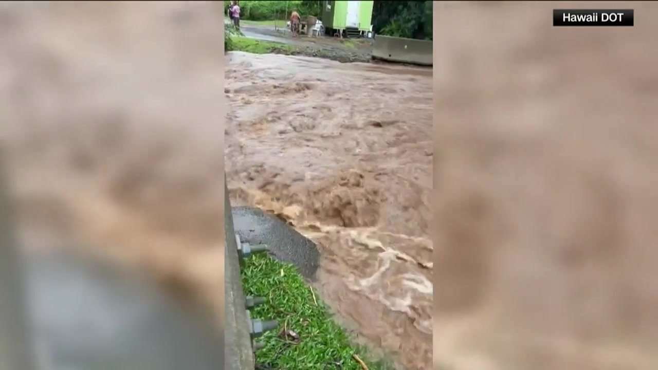 Hawaii residents told to expect tropical storm conditions as Hurricane Lowell passes to the west
