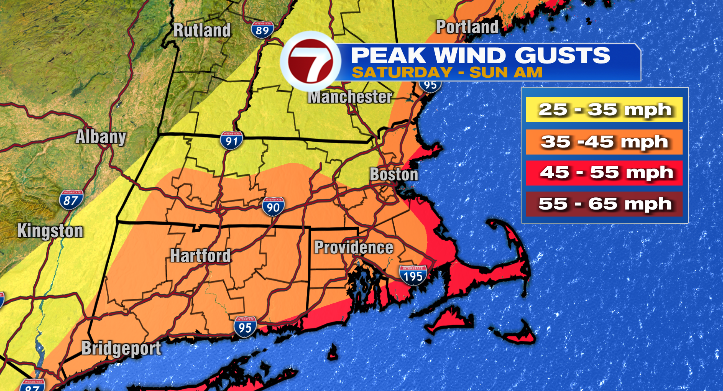 Nor’easter impacts to linger into Monday