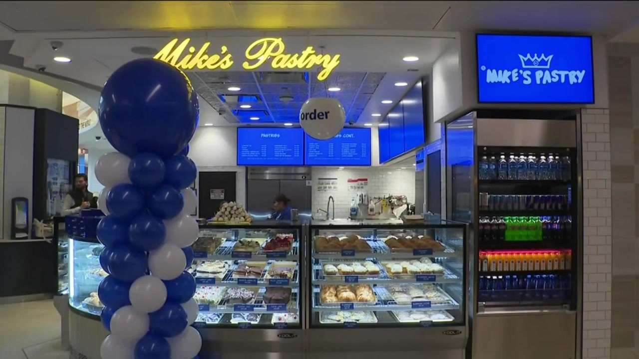 Mike’s Pastry opens fifth location in Boston’s Logan Airport