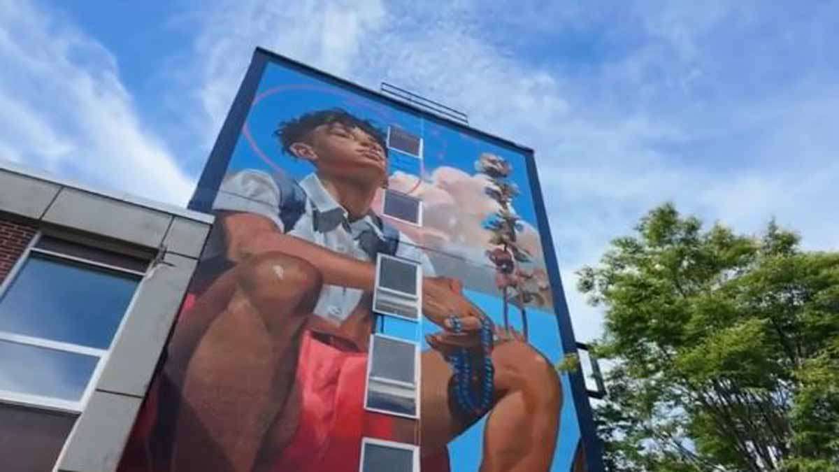 ‘You can come here and bloom’: Lynn students find strength through public art