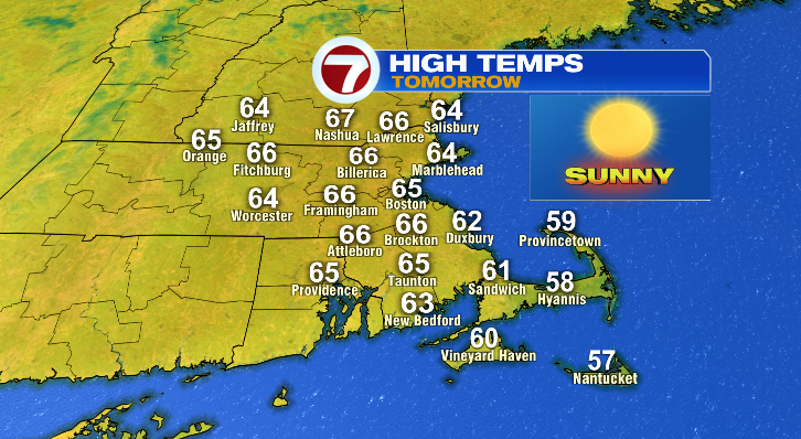 Warmer, sunny for Sunday