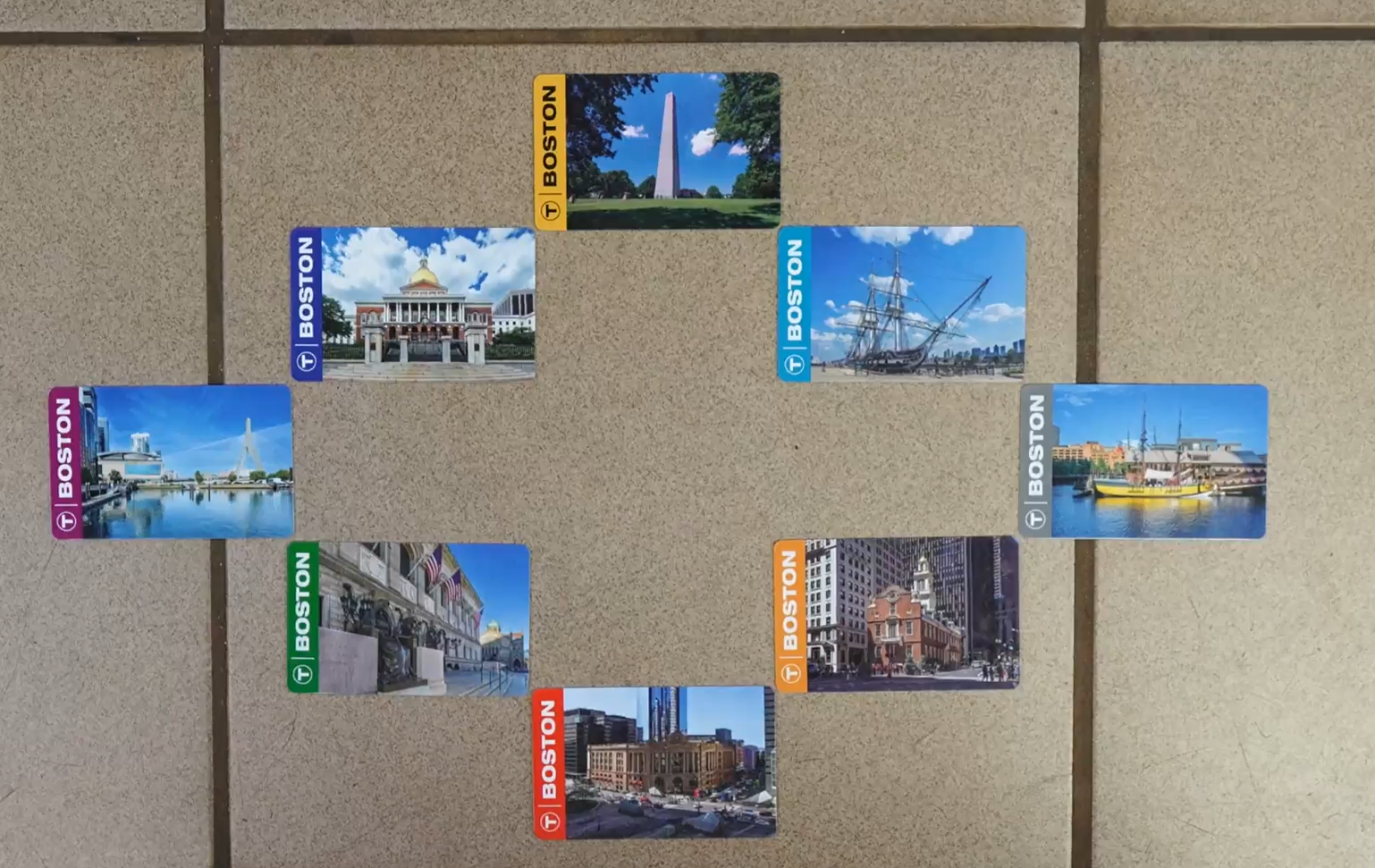 MBTA releases collectable CharlieCards featuring different Boston landmarks