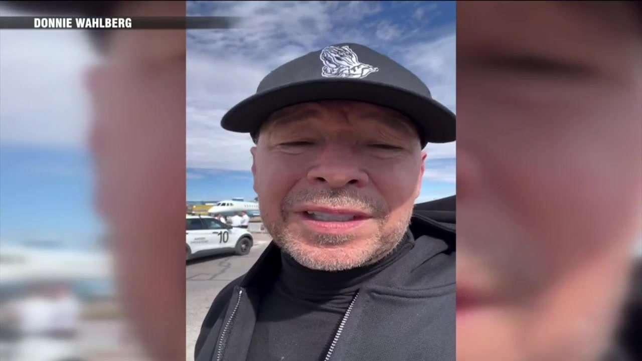 Donnie Wahlberg shares video after plane hits fence, doesn’t take off in Las Vegas
